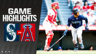 los angeles angels vs seattle mariners match player stats